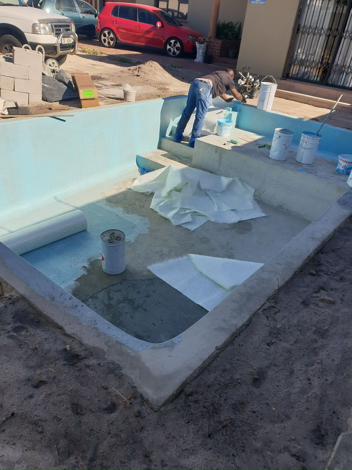 Old pool surface before resurfacing by Aquatic Pools