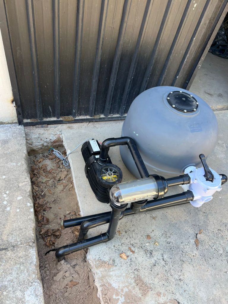 Pool filtration plumbing and valve repair